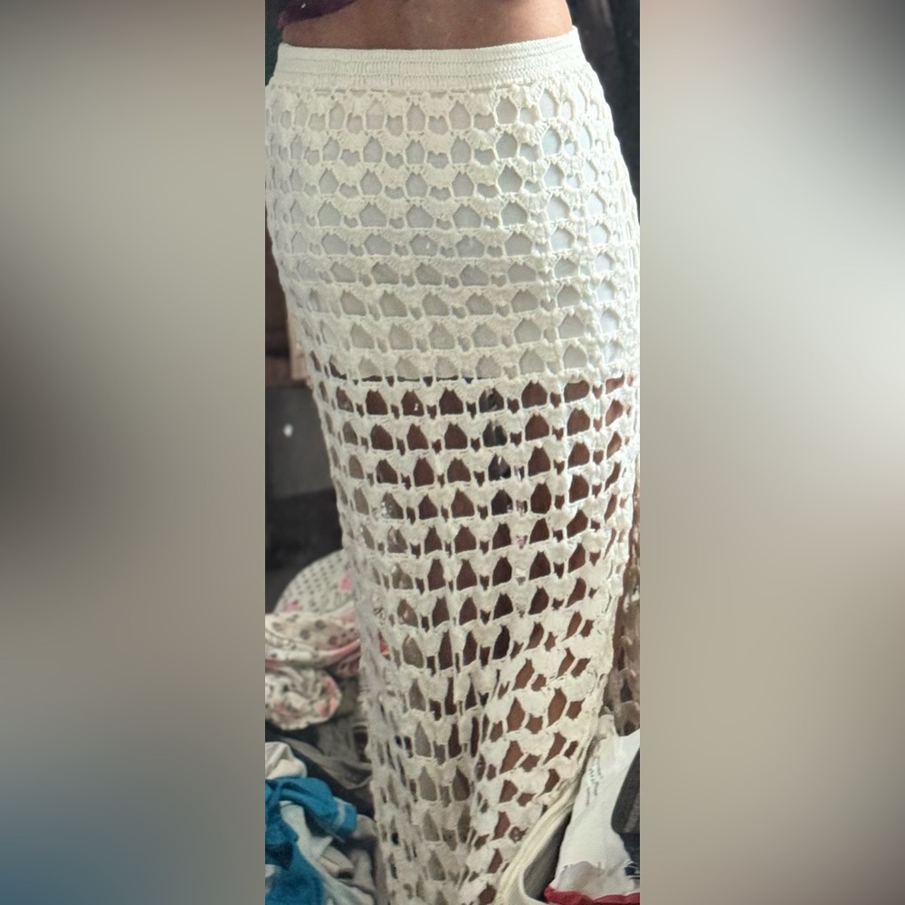 Free People Flook the Label white lace Crochet Set size S - Picture 13 of 13